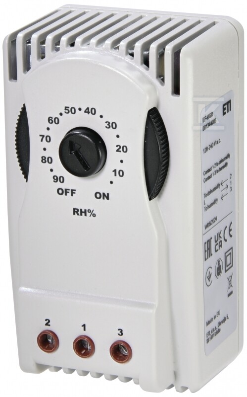 Higrostat Regulator wilgotności EF-HGR, zakres 10-90% RH, 1CO 001344003 - obrazek 1