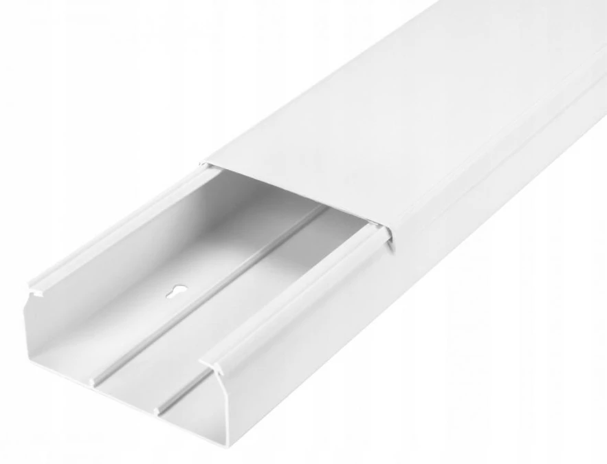 Listwa elektroinstalacyjna kanał kablowy STANDARD BKK 100x40mm korytko z pokrywą / 2 m / 4/EB/KK 100x40 - obrazek 1