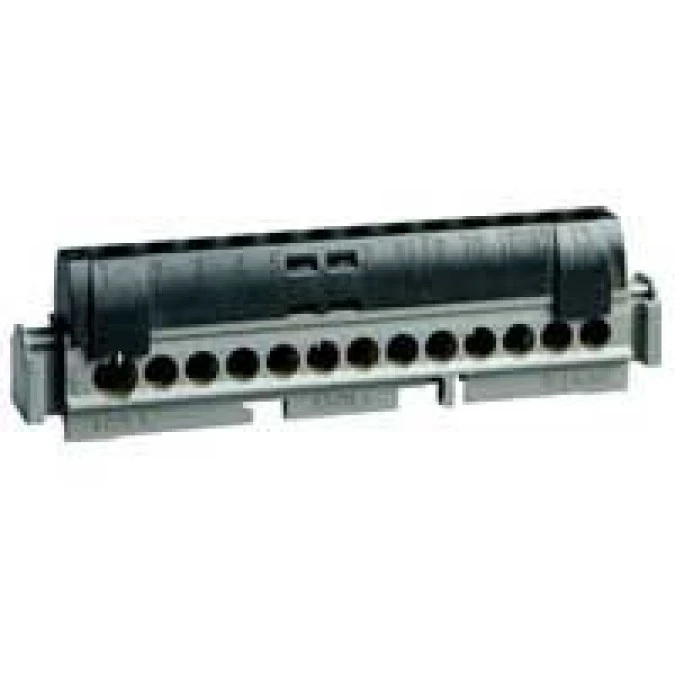 Listwa przyłączeniowa czarna IP2x C35 2x25mm2 + 33x16mm2 004858 - obrazek 1