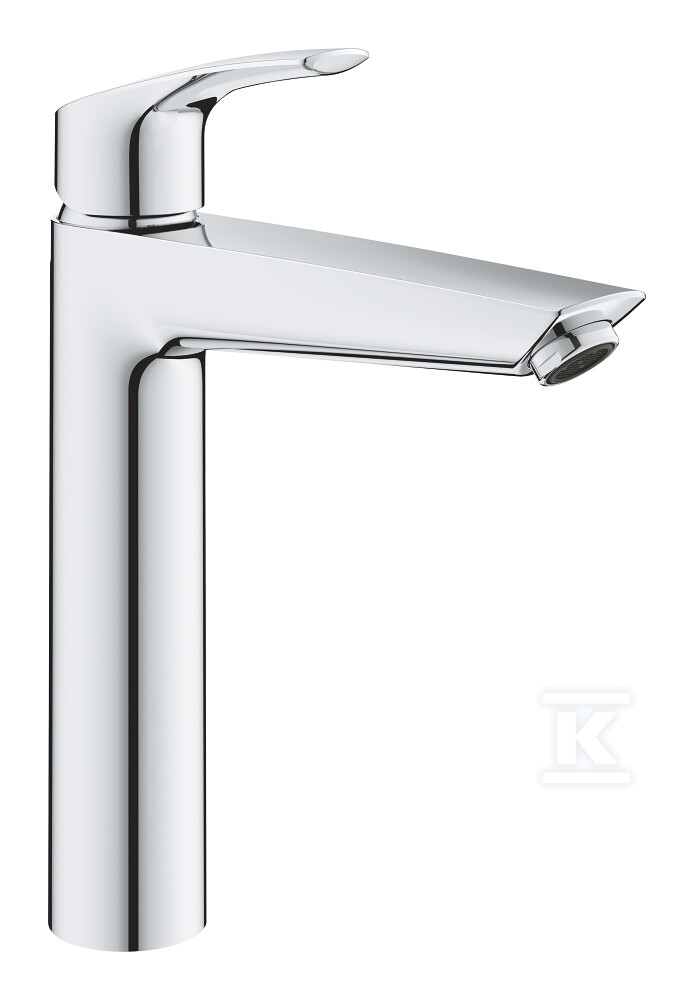 Bateria umywalkowa Grohe Eurosmart jednouchwytowa, rozmiar XL, chrom, ogranicznik przepływu 5,7 l/min., głowica Ceramiczna oszczędnościowa 28 mm, bez zestawu odpływowego 24164003 - obrazek 1