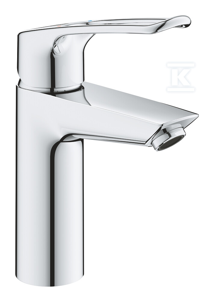 Bateria umywalkowa Grohe Eurosmart jednouchwytowa, rozmiar M, chrom, regulator strumienia laminarnego 9 l/min., głowica Ceramiczna 35 mm, korek push-open 23981003 - obrazek 1