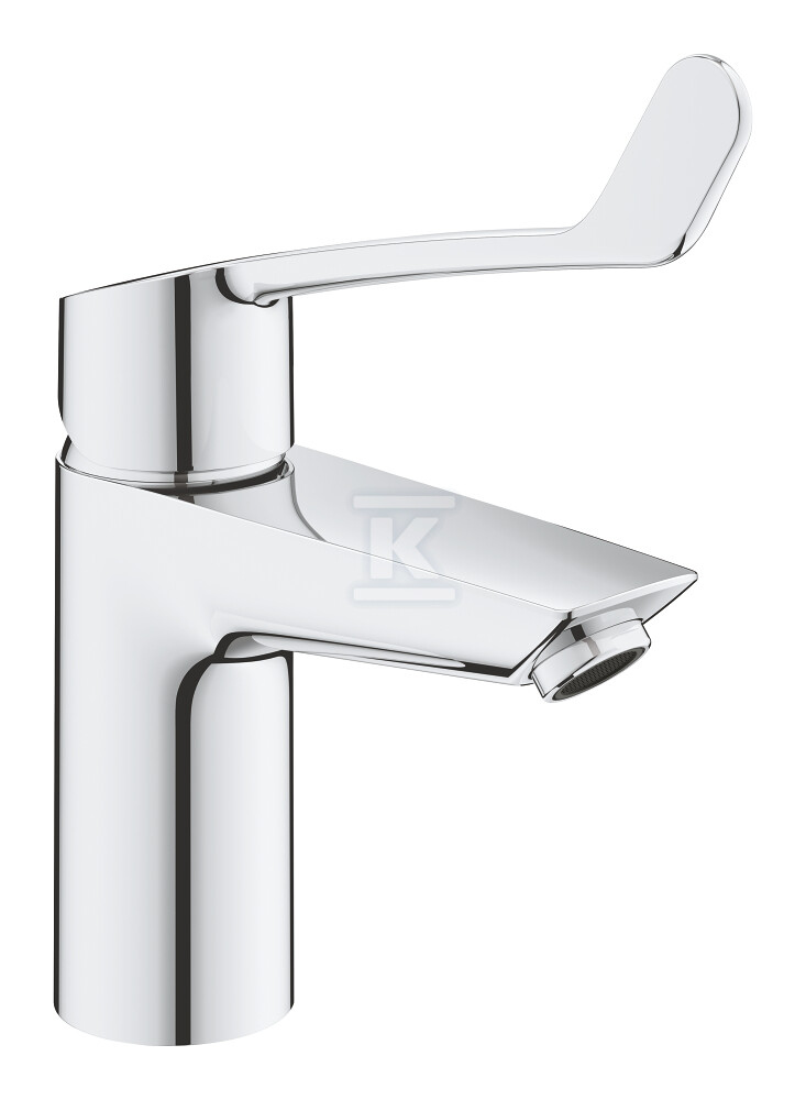 Bateria umywalkowa Grohe Eurosmart jednouchwytowa, rozmiar S, chrom, regulator strumienia laminarnego 9 l/min., głowica Ceramiczna 35 mm, korek push-open, długa dźwignia 23982003 - obrazek 1