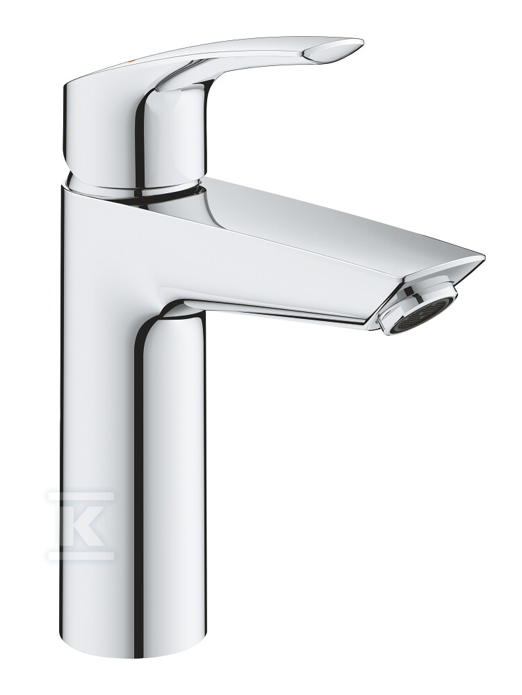 Bateria umywalkowa Grohe Eurosmart jednouchwytowa, rozmiar M, chrom, ogranicznik przepływu 5,7 l/min., głowica Ceramiczna 28 mm, bez zestawu odpływowego, osobne kanały wodne 23324003 - obrazek 1