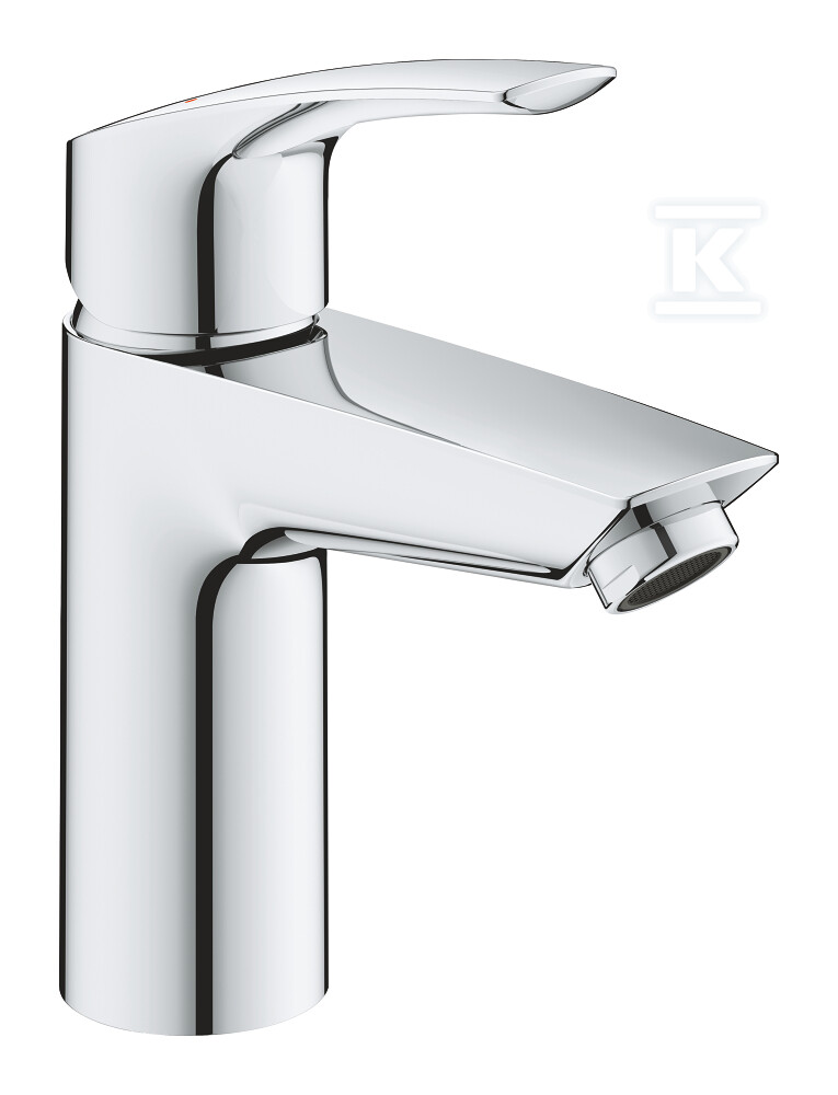 Bateria umywalkowa Grohe Eurosmart jednouchwytowa, rozmiar S, chrom, głowica Ceramiczna 28 mm, osobne kanały wodne, korek push-open, ochrona przed oparzeniami 23988003 - obrazek 1