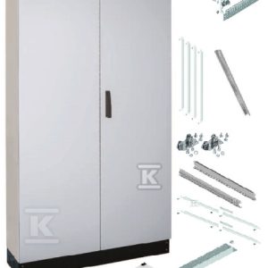 Obudowa stojąca HXS300 4-12 PH1 IP55 kl.I (1050x1850x300) cokół 100mm z wyposażeniem na 480 modułów DMA963 Obudowa stojąca HXS300 4-12 PH1 IP55 kl.I (1050x1850x300) cokół 100mm z wyposażeniem na 480 modułów DMA963