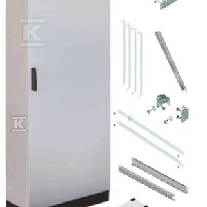 Obudowa stojąca HXS300 3-12 PH1 IP65 kl.I (800x1850x300) cokół 100mm z wyposażeniem na 360 modułów DMA962 Obudowa stojąca HXS300 3-12 PH1 IP65 kl.I (800x1850x300) cokół 100mm z wyposażeniem na 360 modułów DMA962