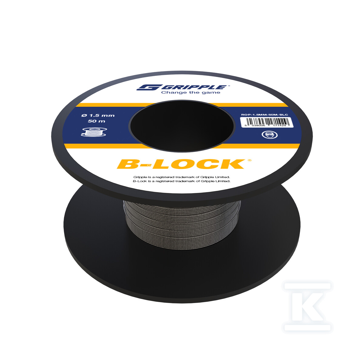 B-LOCK - Linka stalowa 1.5mm - 50m na szpuli BL1550 - obrazek 1