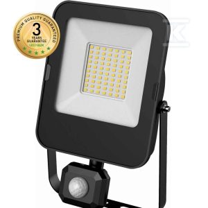 Projektor / naświetlacz LED z czujnikiem ruchu PIR – ALFA PIR SMD 50W CW 5600/6800lm GXLR056 Projektor / naświetlacz LED z czujnikiem ruchu PIR – ALFA PIR SMD 50W CW 5600/6800lm GXLR056
