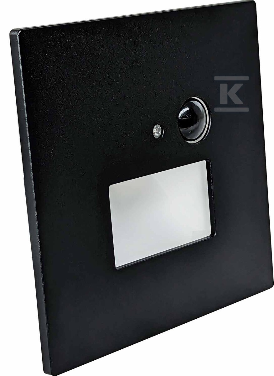 Oprawa LED dopuszkowa z czujnikiem ruchu (PIR) - JACK PIR linkable Black 1,5W CCT 75/120lm GXLL092V2 - obrazek 1