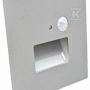 Oprawa LED dopuszkowa z czujnikiem ruchu (PIR) – JACK PIR linkable Grey 1,5W CCT 75/120lm GXLL093V2