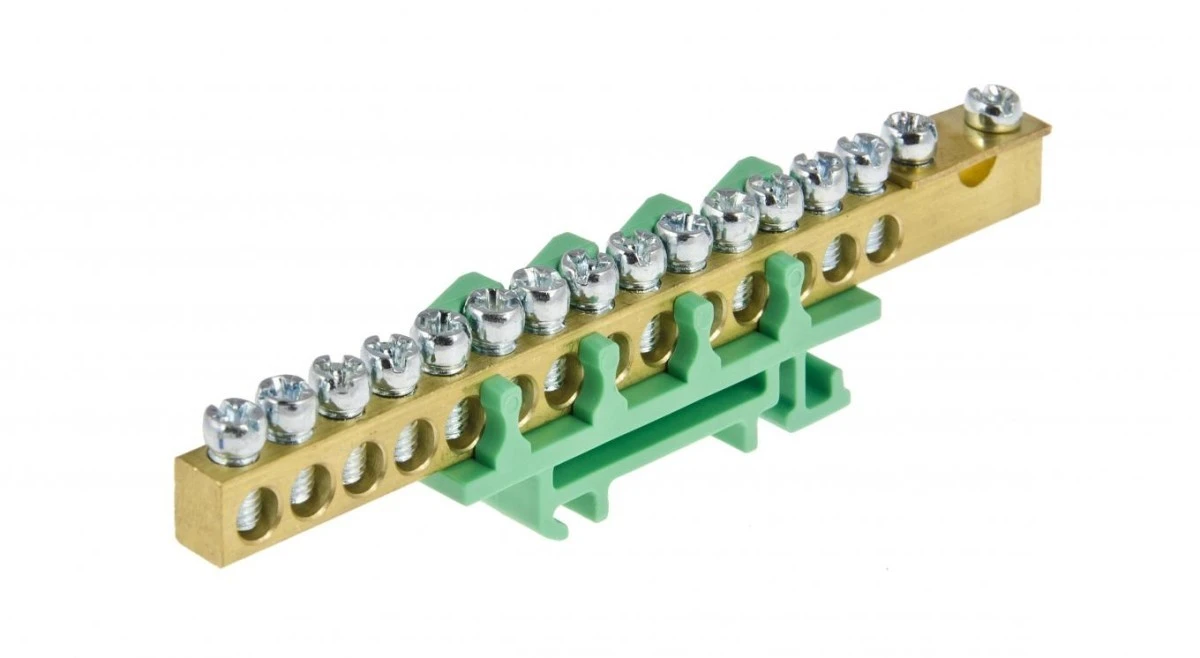 Listwa Zaciskowa 14x16 mm2,1x35mm2 ‑ Zielona ENE‑00541 - obrazek 3