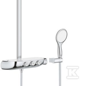 System prysznicowy Rainshower Smart Control 360 Duo z termostatem do montażu ściennego biały 26250LS0 System prysznicowy Rainshower Smart Control 360 Duo z termostatem do montażu ściennego biały 26250LS0