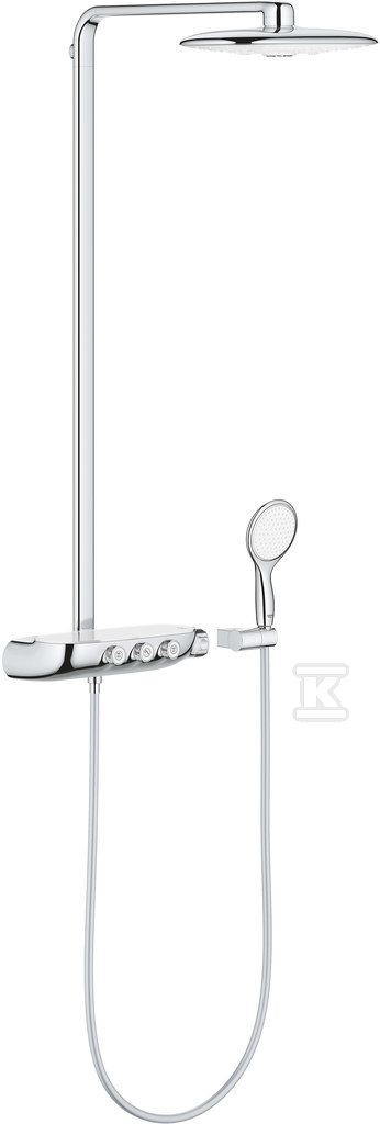 System prysznicowy Rainshower Smart Control 360 Duo z termostatem do montażu ściennego biały 26250LS0 - obrazek 1