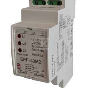 Automatyczny przełącznik faz EPF-43M2 16A 250V AC1 002471516 Automatyczny przełącznik faz EPF-43M2 16A 250V AC1 002471516