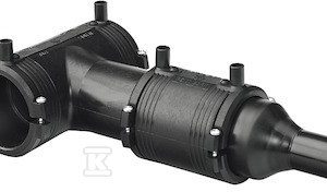 Trójnik elektrooporowy 90ST. d125x90 PE100, SDR11, PN10 gaz/PN16 woda 753211035 Trójnik elektrooporowy 90ST. d125x90 PE100, SDR11, PN10 gaz/PN16 woda 753211035