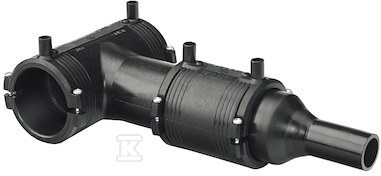 Trójnik elektrooporowy 90ST. d125x90 PE100, SDR11, PN10 gaz/PN16 woda 753211035 - obrazek 1