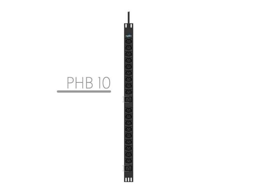 LISTWA ZASILAJĄCA RACK PDU 19 POWERWALKER 16A 18X IEC C13 2X IEC C19 3M IEC 309 PIONOWA CZARNA - obrazek 1