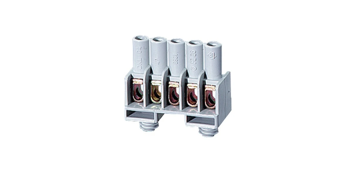 Listwa zaciskowa do puszek 5‑torowa 1,5‑6 mm2 Cu szara DKL 04 2600055 - obrazek 2