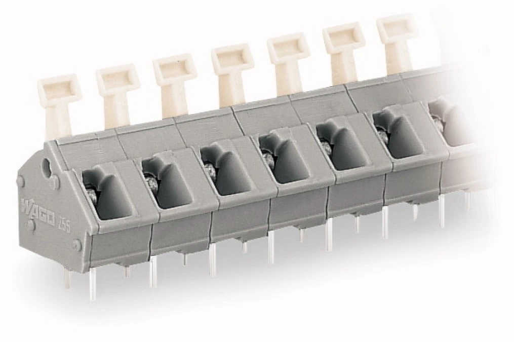 Listwa zaciskowa do płytek drukowanych 3‑biegunowy szara raster 7,5/7,62mm 256‑503 /45szt./ - obrazek 2