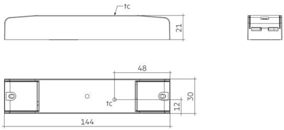 LC 15W 100‑400mA 42V DA SR SNC4 Zasilacz LED kompaktowy stałoprądowy ściemnialny ESSENCE TRIDONIC ‑ 87501146 - obrazek 3