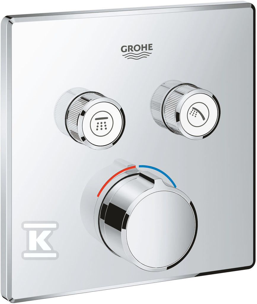 Bateria podtynkowa SmartControl do obsługi dwóch wyjść wody, do montażu gotowego z Rapido SmartBox (3560000) 29148000 - obrazek 1