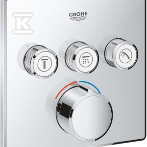 Bateria podtynkowa SmartControl do obsługi trzech wyjść wody, do montażu gotowego z Rapido SmartBox (3560000) 29149000 Bateria podtynkowa SmartControl do obsługi trzech wyjść wody, do montażu gotowego z Rapido SmartBox (3560000) 29149000