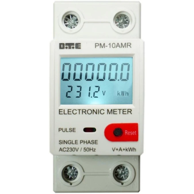 Licznik energii elektrycznej jednofazowy D.T.E PM‑10AMR - obrazek 2