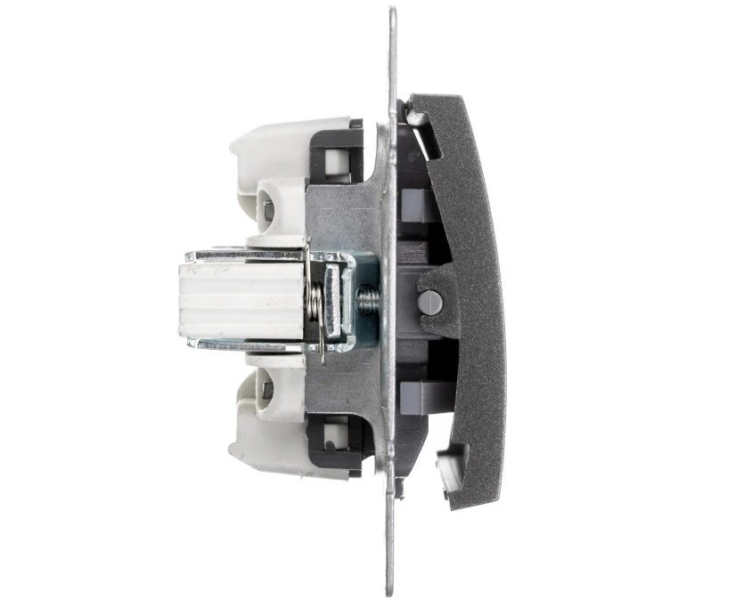 LOGI Łącznik krzyżowy śrubowy 10AX 250V grafit 021070141 25252 - obrazek 3
