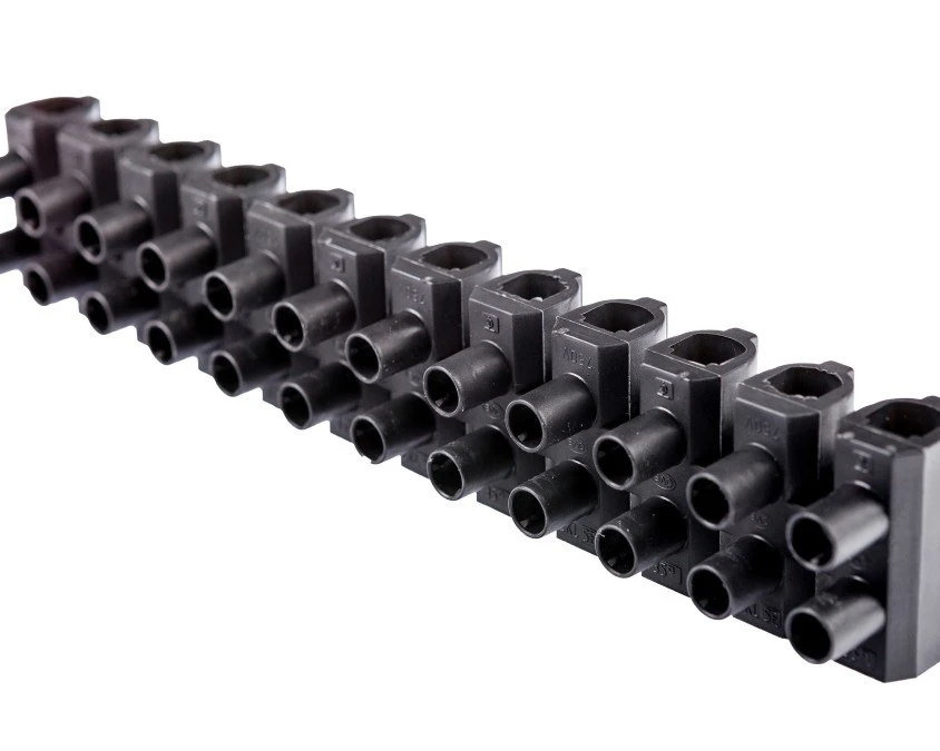 Listwa zaciskowa gwintowa 12‑torowa 35mm2 czarna EKL 5E 89150007 - obrazek 3