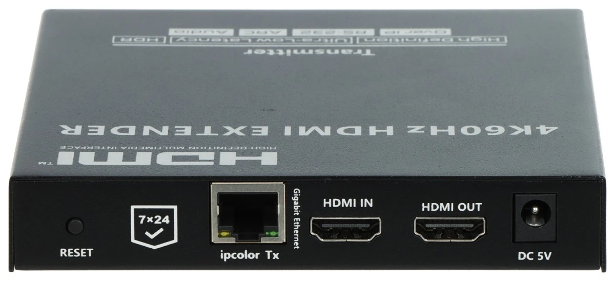 NADAJNIK EXTENDERA HDMI‑EX‑IP‑4K‑X1/TX - obrazek 3