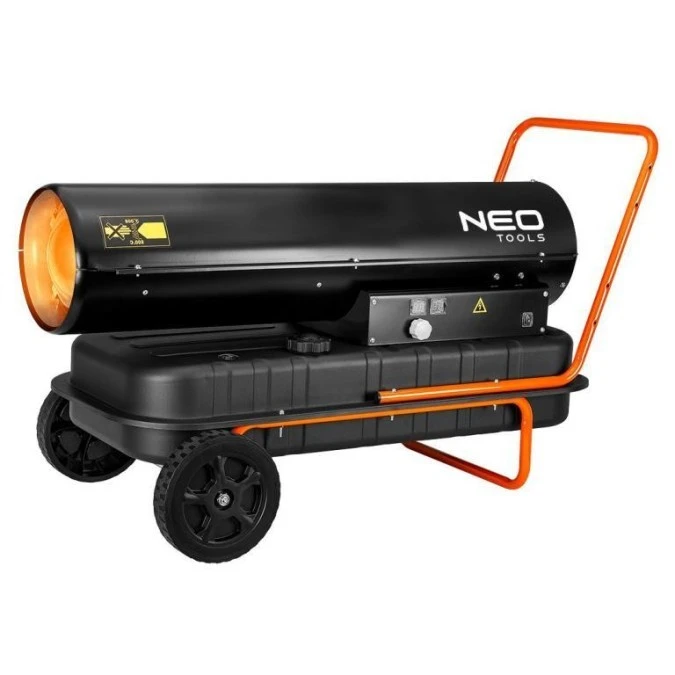 Nagrzewnica olejowa 50kW zbiornik 50l kółka 90‑082 - obrazek 1