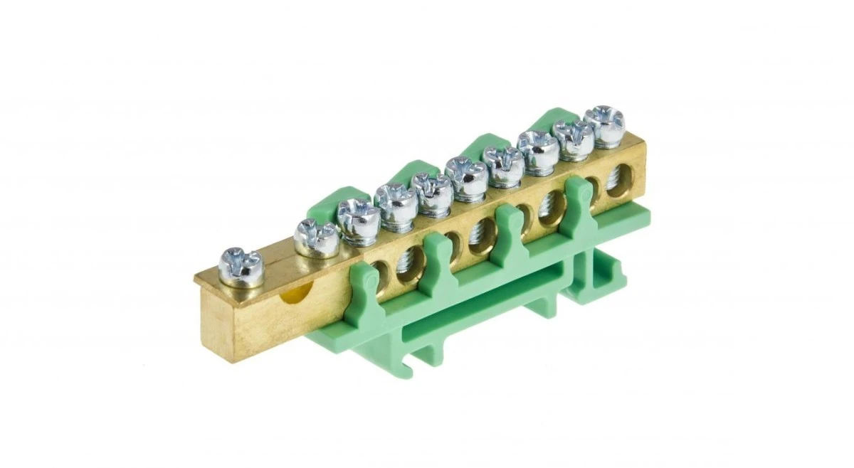 Listwa Zaciskowa 8x16 mm2,1x35mm2 ‑ Zielona ENE‑00537 - obrazek 2