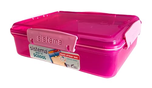 Sistema Lunch Snack Attack Duo Box 975 ml bez BPA różne kolory - obrazek 1