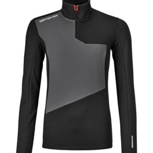 ORTOVOX FLEECE LIGHT ZIP NECK W, 87112, Black Raven, M ORTOVOX FLEECE LIGHT ZIP NECK W, 87112, Black Raven, M
