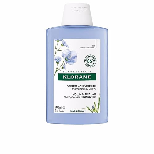 Klorane Szampon z Organicznym Lnem 200 ml - obrazek 1