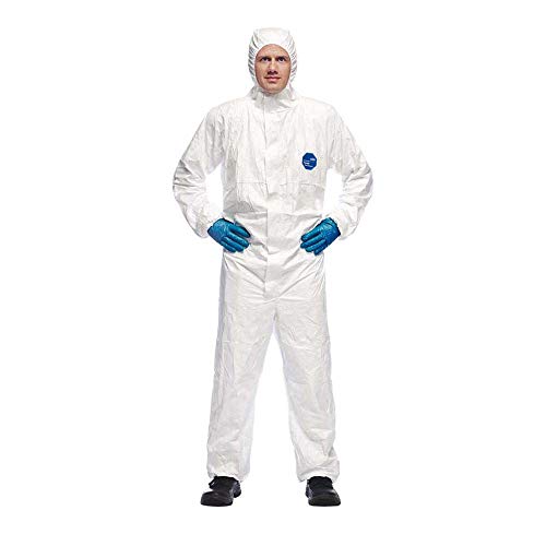 DuPont Tyvek 500 Xpert Odzież ochronna z kapturem kategorii III, typ 5-B i 6-B wytrzymała, ale lekka biała rozmiar M DuPont Tyvek 500 Xpert Odzież ochronna z kapturem kategorii III, typ 5-B i 6-B wytrzymała, ale lekka biała rozmiar M