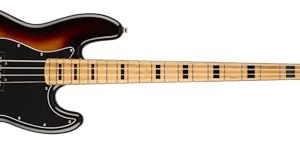 Squier by Fender Classic Vibe ’70s Jazz Bass®, Maple Fingerboard, 3 kolorowy Sunburst Squier by Fender Classic Vibe ’70s Jazz Bass®, Maple Fingerboard, 3 kolorowy Sunburst