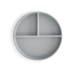 Mushie Silikonowy Talerz Podzielony z Przyssawką Mushie Silikonowy Talerz Podzielony z Przyssawką
