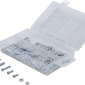 BGS Diy 8134 Zestaw nakrętek i śrub metryczne M4 / M5 126 szt.