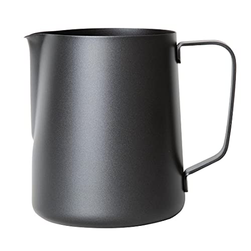 Olympia CM608 nieprzywierający dzbanek na mleko, 91 ml, czarny