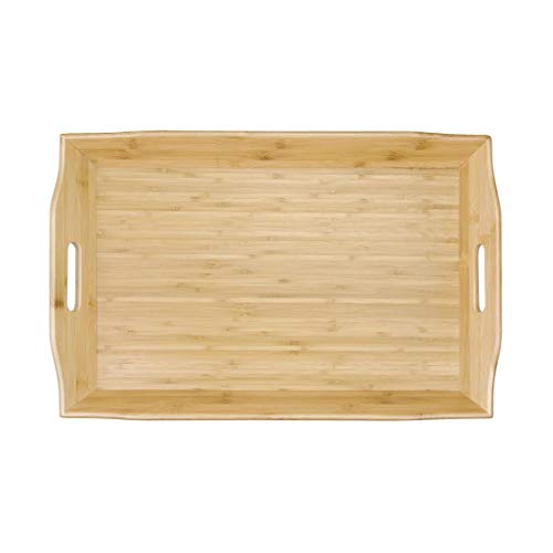 Olympia bambusowa tacka na kamerdynki 76 x 584 381 mm talerz do serwowania - obrazek 1