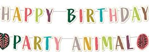 Folat 68287 Girlandy literowe Zoo Party 2 sztuki Folat 68287 Girlandy literowe Zoo Party 2 sztuki