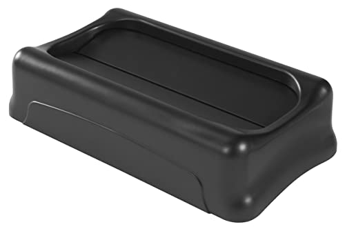 Rubbermaid Commercial Products FG267360BLA Slim Jim pokrywka huśtawkowa, 23 gale. Czarny Rubbermaid Commercial Products FG267360BLA Slim Jim pokrywka huśtawkowa, 23 gale. Czarny
