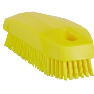 Vikan 64406 Twarda szczotka ręczna S/szczotka do paznokci, żółta, długość 130 mm, szerokość 50 wysokość 40 mm Vikan 64406 Twarda szczotka ręczna S/szczotka do paznokci, żółta, długość 130 mm, szerokość 50 wysokość 40 mm