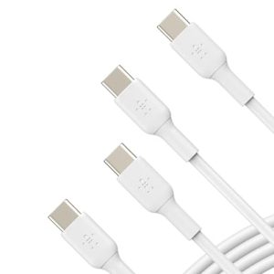 Belkin Boost Charge USB-C Kabel 1 m – 2 sztuki, biały Belkin Boost Charge USB-C Kabel 1 m – 2 sztuki, biały