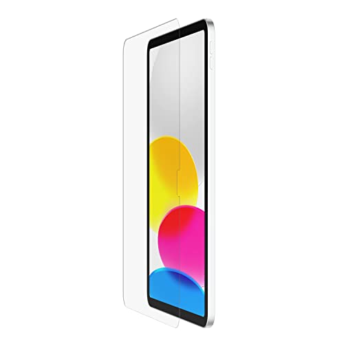 Szkło ochronne Belkin ScreenForce™ TemperedGlass do iPada 10 gen. zgodne z Apple Pencil, ochrona od krawędzi krawędzi, dołączona ramka Easy Align umożliwia łatwe nałożenie bez pęcherzyków powietrza - obrazek 1