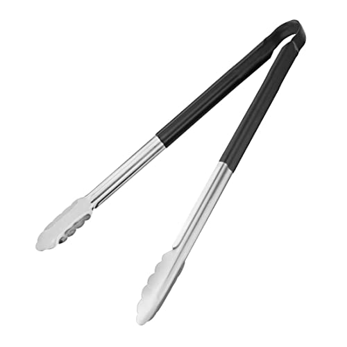 Tong do serwowania Hygiplas oznaczony kolorem czarny 405mm