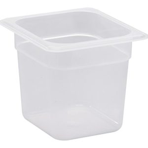 Pojemnik GN 1/6 z przezroczystego polipropylenu, Cambro, 1/6, 2,2L, transparentny, 162x176x(H)150mm