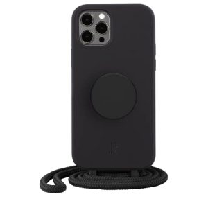 Popsockets Just Elegance, 30028 Etui do Telefonu, Iphone 12, Czarny Popsockets Just Elegance, 30028 Etui do Telefonu, Iphone 12, Czarny