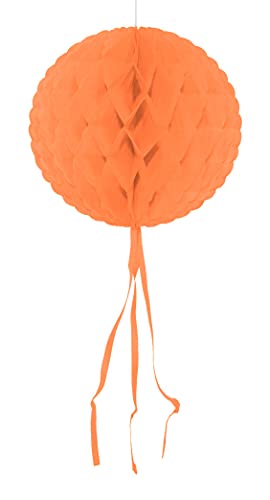 Folat Kula o strukturze plastra miodu pomarańczowo różowa 30 cm - obrazek 1